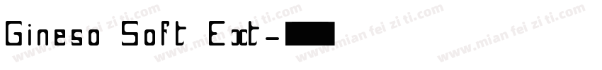 Gineso Soft Ext字体转换